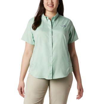 Columbia Ženske Košulje - PFG Tamiami II Short Sleeve Plus Size Menta | RNIY-48156
